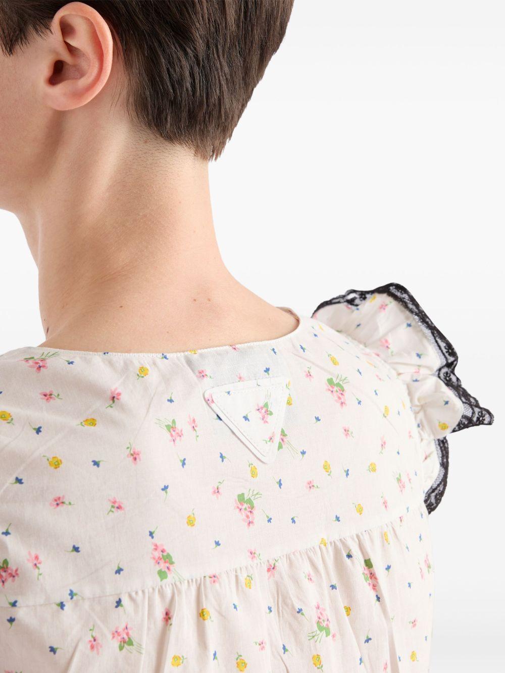 floral-print mini dress Product Image