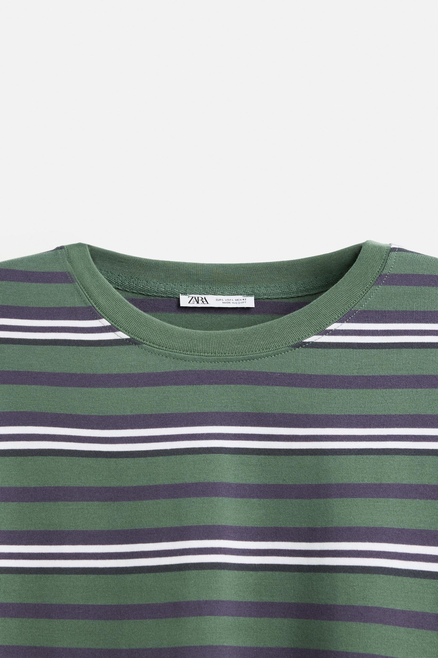 STRIPED JACQUARD T-SHIRT Product Image