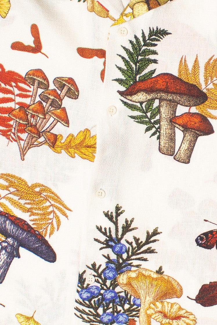 Mushroom Forager Textured Button Up Shirt Product Image