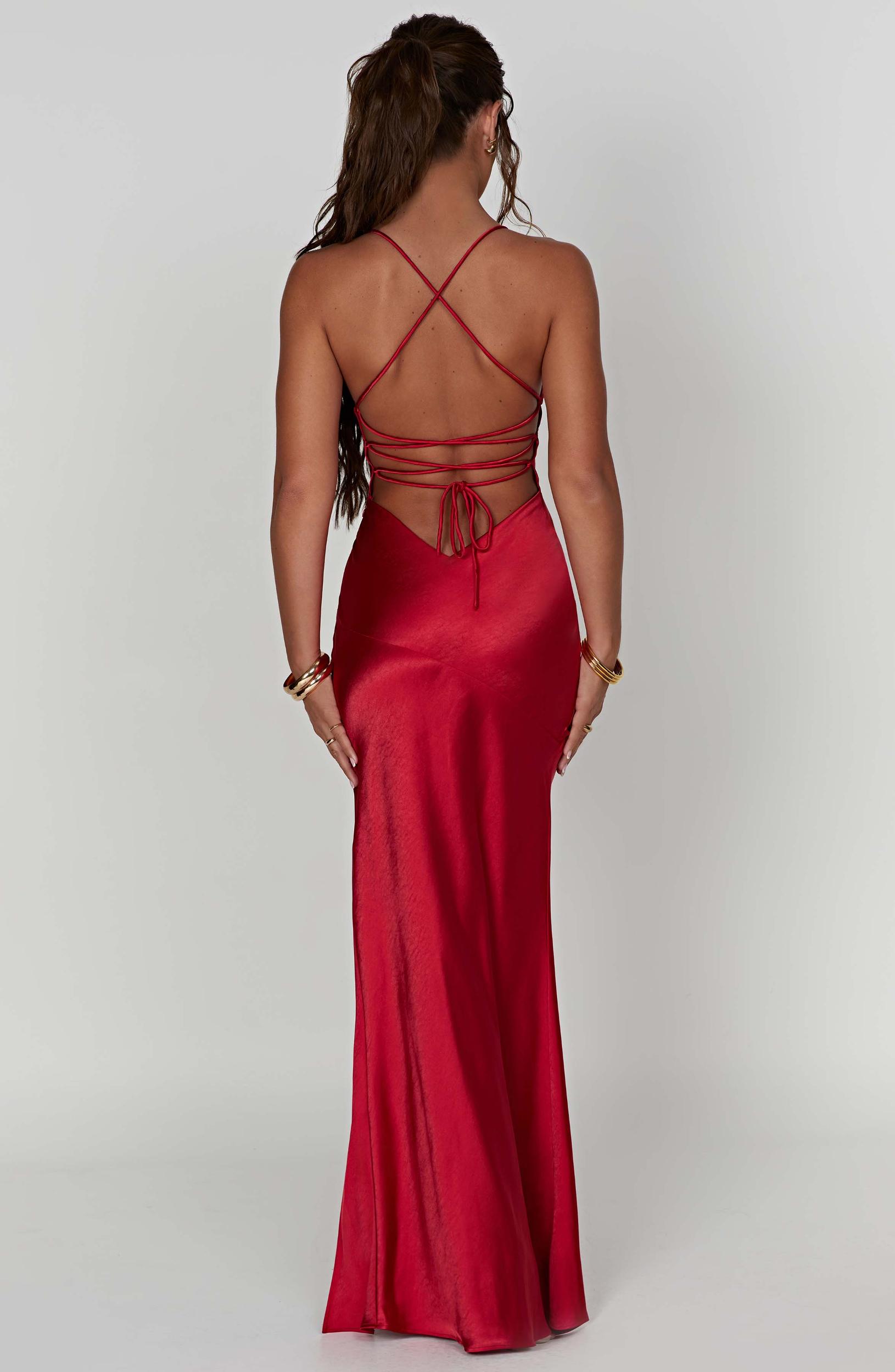 Isobel Maxi Dress - Red Product Image