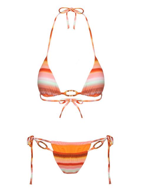 Intrinsic Tie Bikini Bottoms Orange Multi Product Image