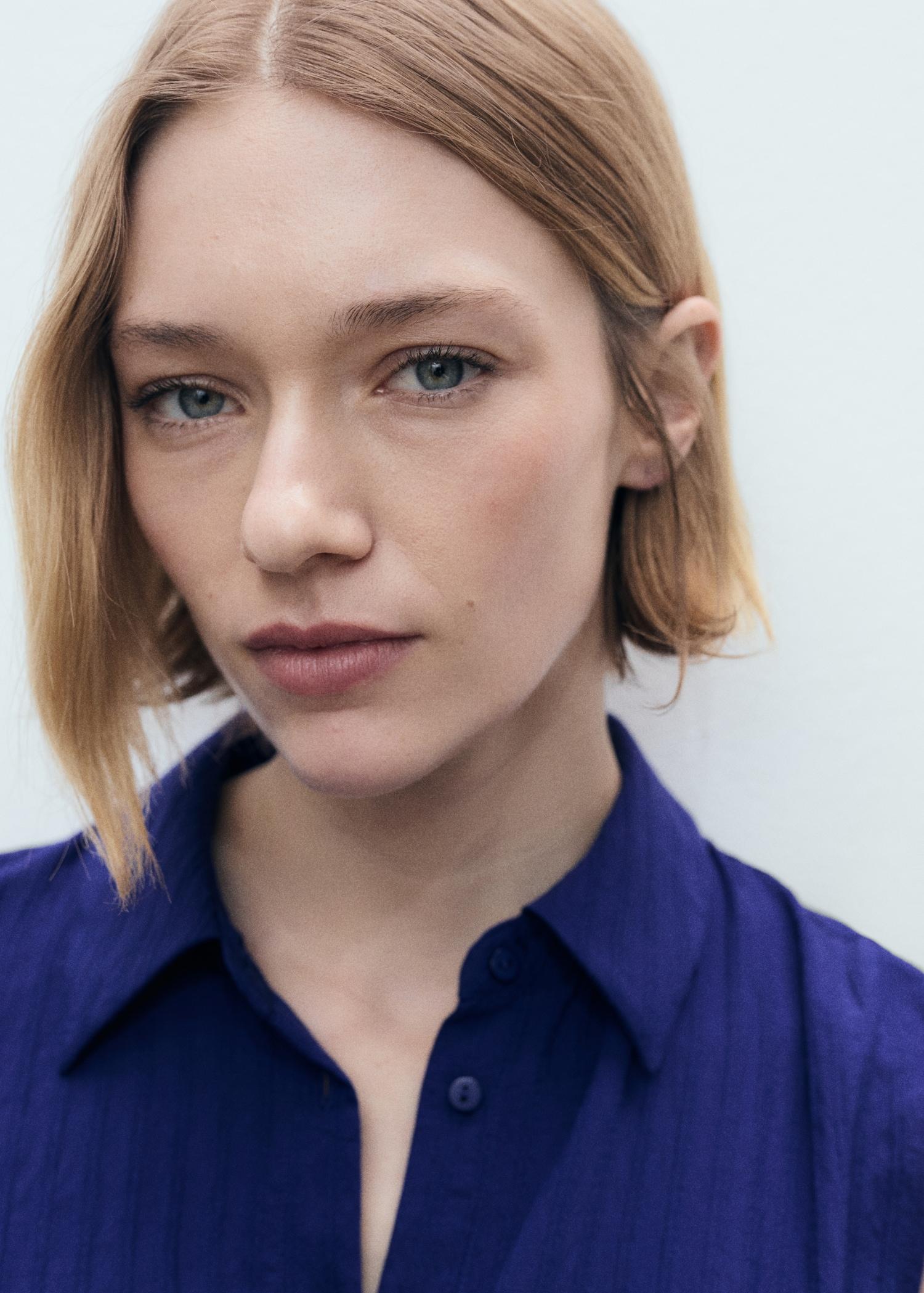 Bow shirt dress - Women | MANGO USA Product Image