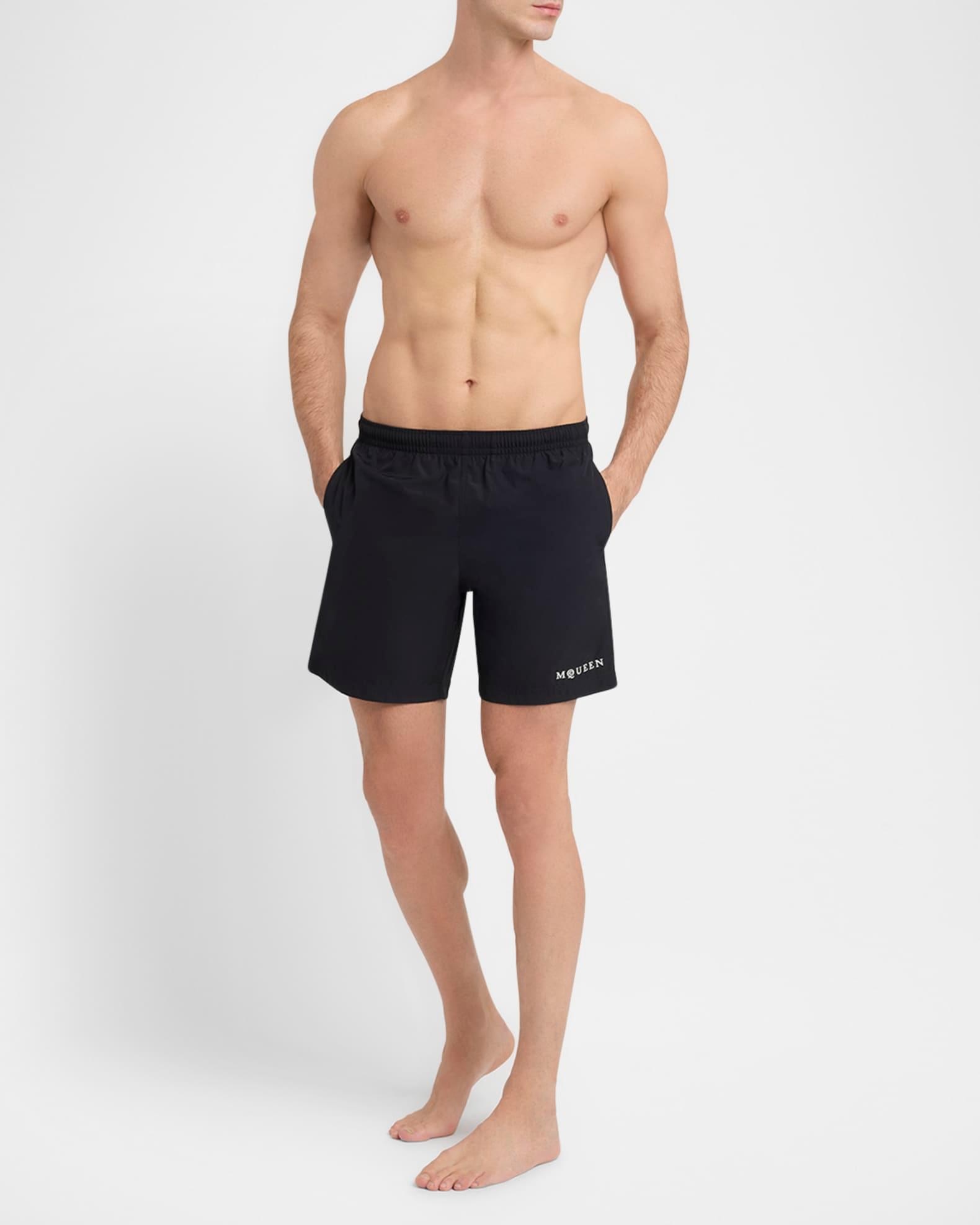 Men's Logo Embroidered Swim Shorts Product Image