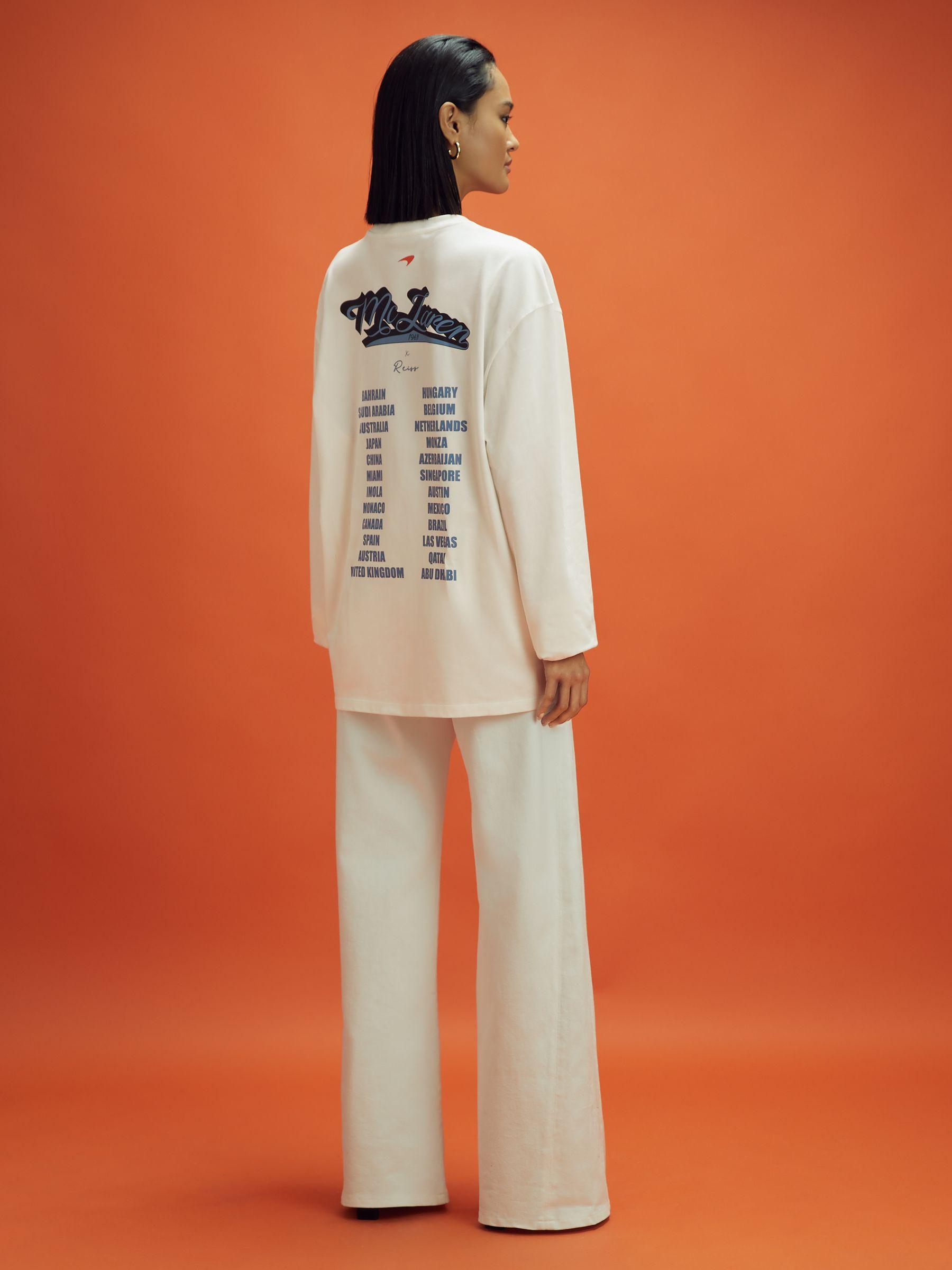 McLaren F1 Crew Neck Tour T-Shirt in White Product Image