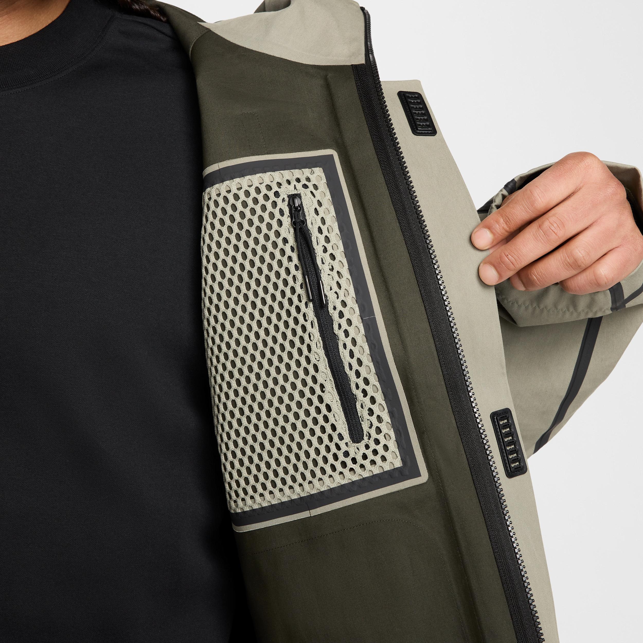 Nike Mens Tech Storm-FIT Hooded Rain Jacket | HM9473-320 Product Image