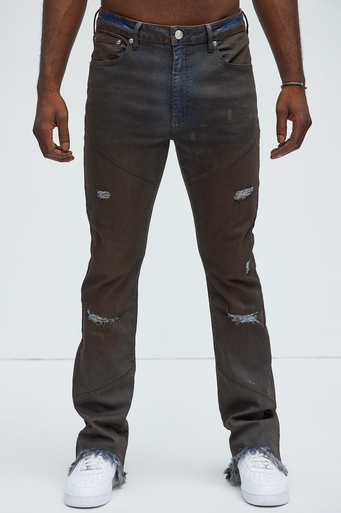 Roll With It Stacked Skinny Flare Jeans - Vintage Wash Product Image