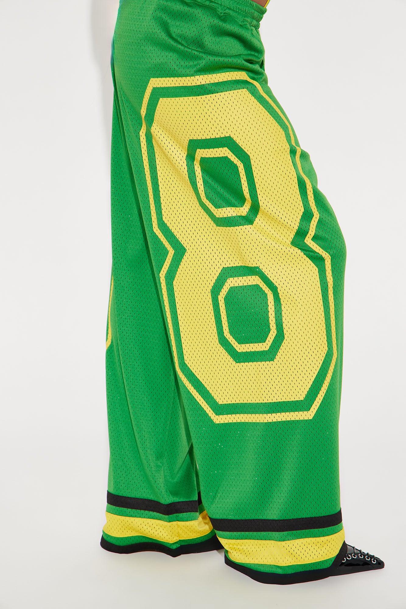 Play To Win Pant Set - Green/combo Product Image