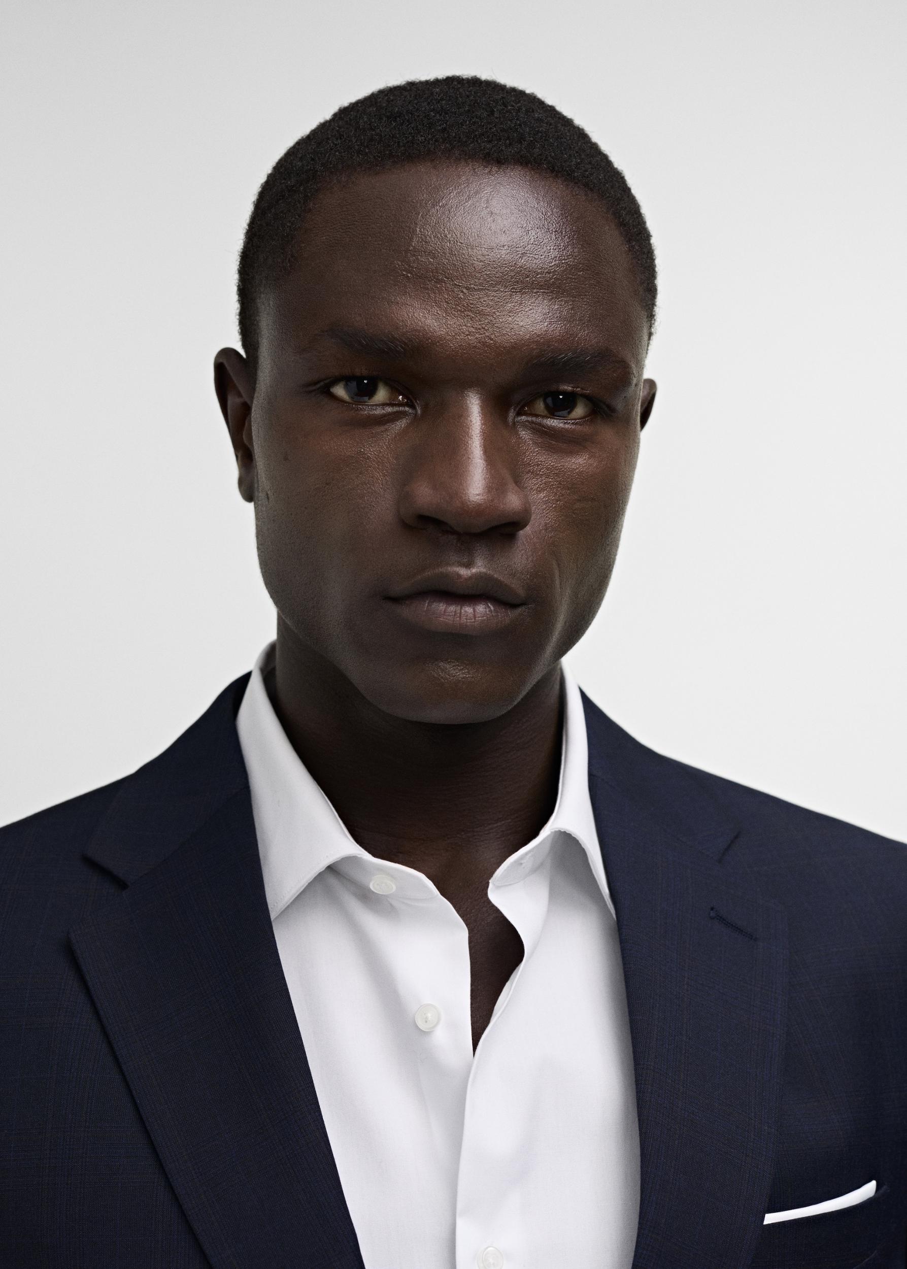 Milan slim-fit suit blazer - Men | MANGO USA Product Image