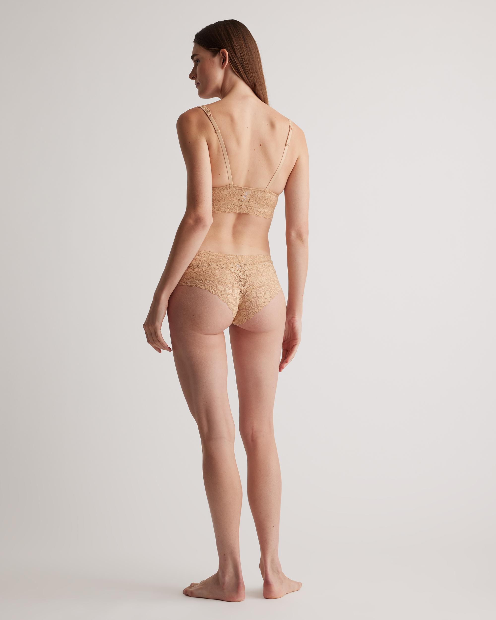 Quince | Women's Stretch Lace Sweetheart Bralette Nylon/Spandex Product Image