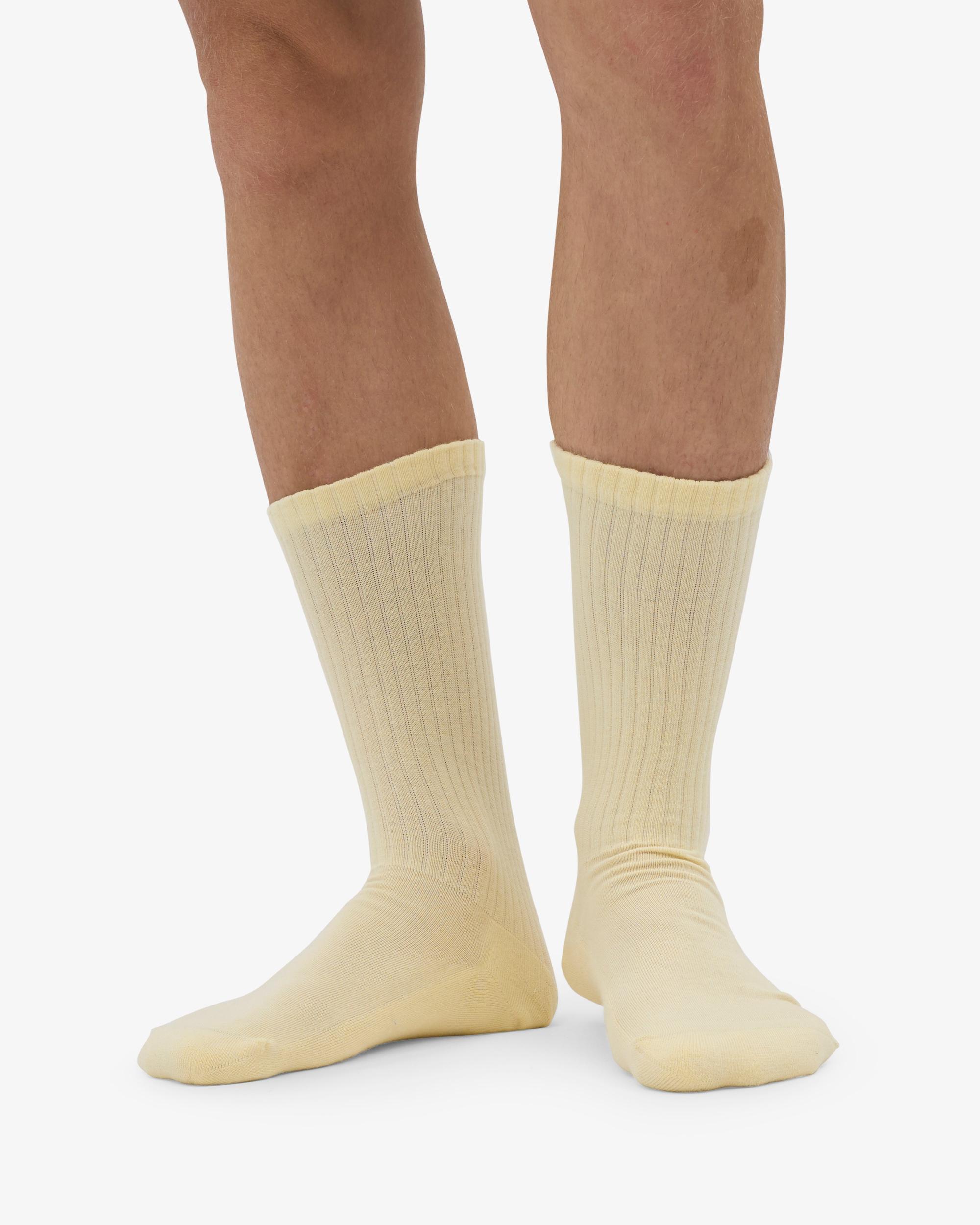 Organic Active Sock - Ivory White Product Image