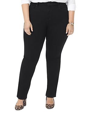 Nydj Plus Marilyn High Rise Straight Jeans Product Image