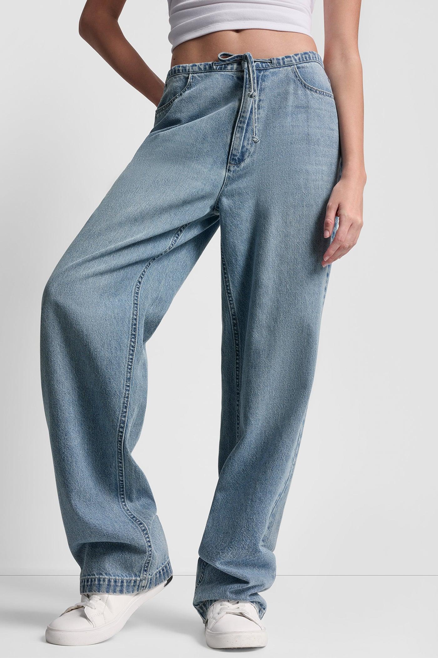MID-RISE RELAXED STRAIGHT LEG WITH DRAWCORD Product Image
