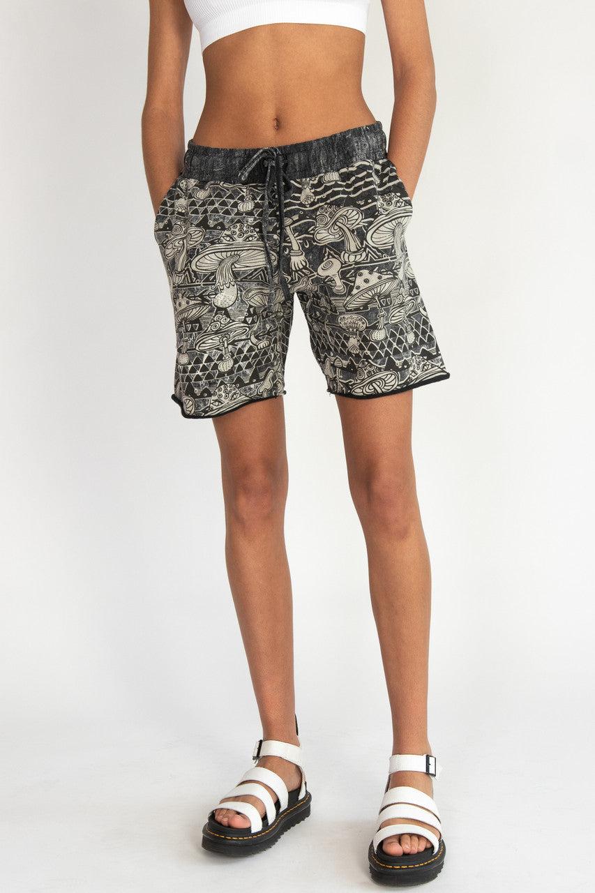 Mushroom Printed Sweatshorts Product Image