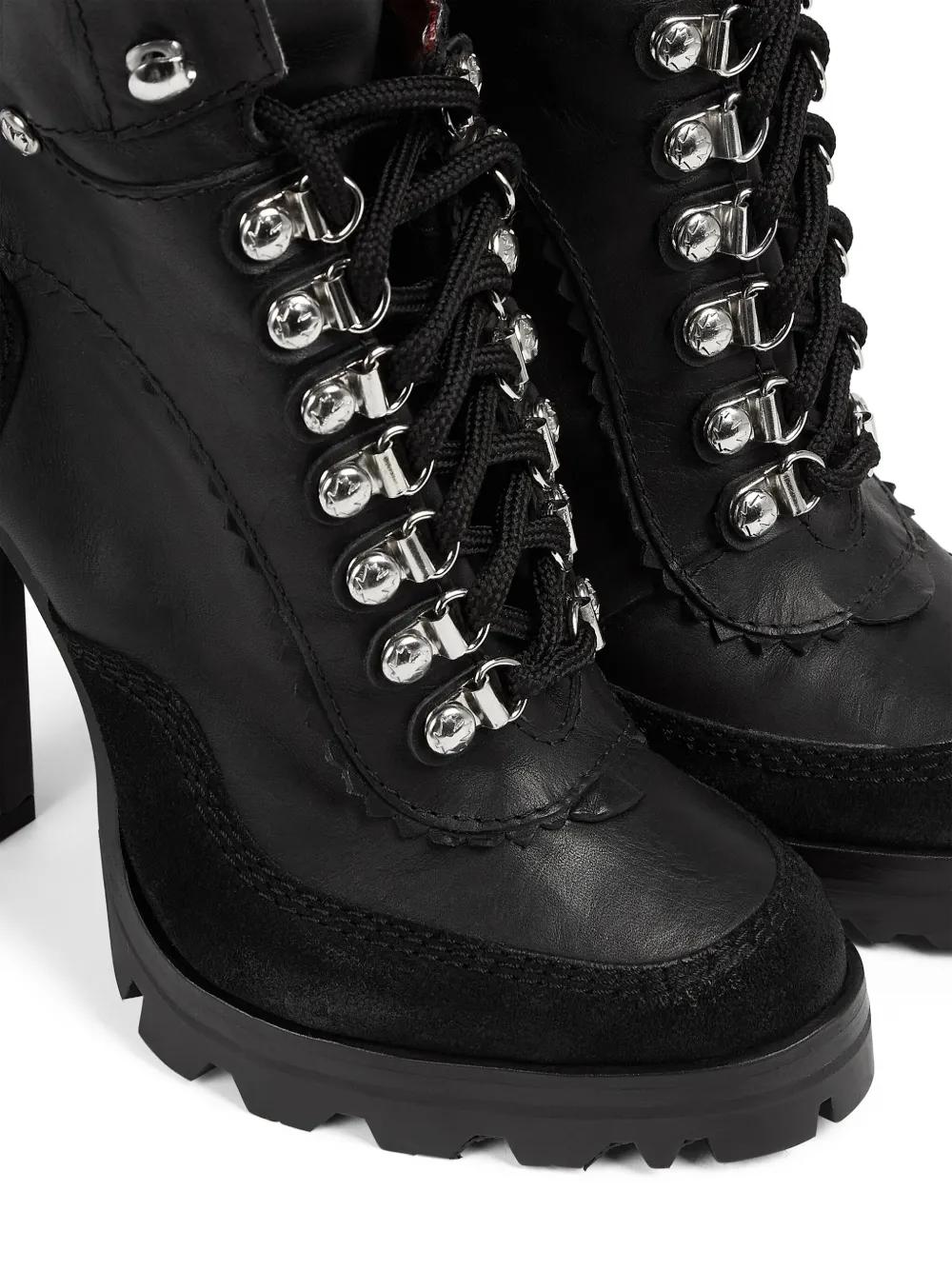 120mm round-toe leather boots  Product Image