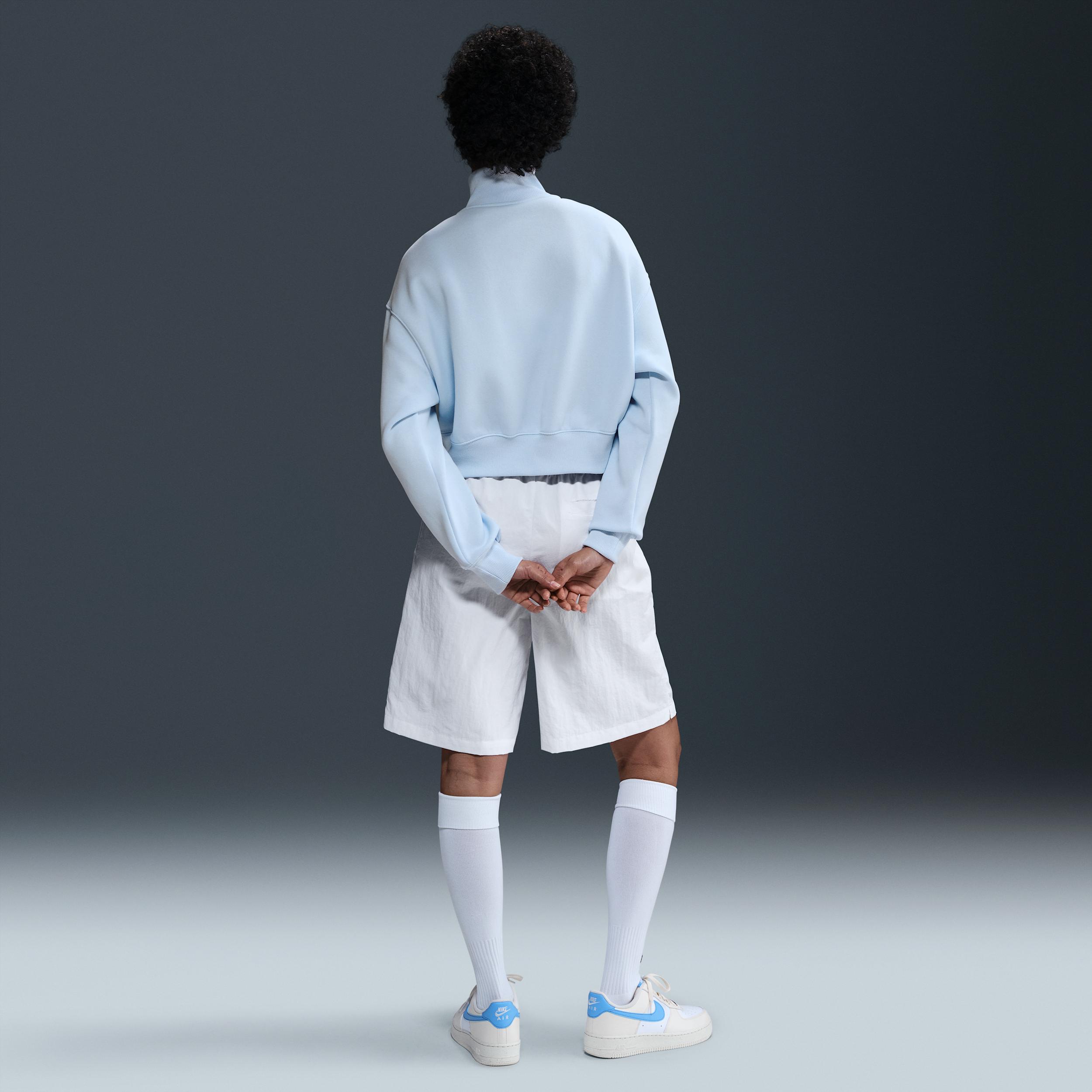 Women's Nike Sportswear Phoenix Fleece 1/4-Zip Cropped Sweatshirt Product Image