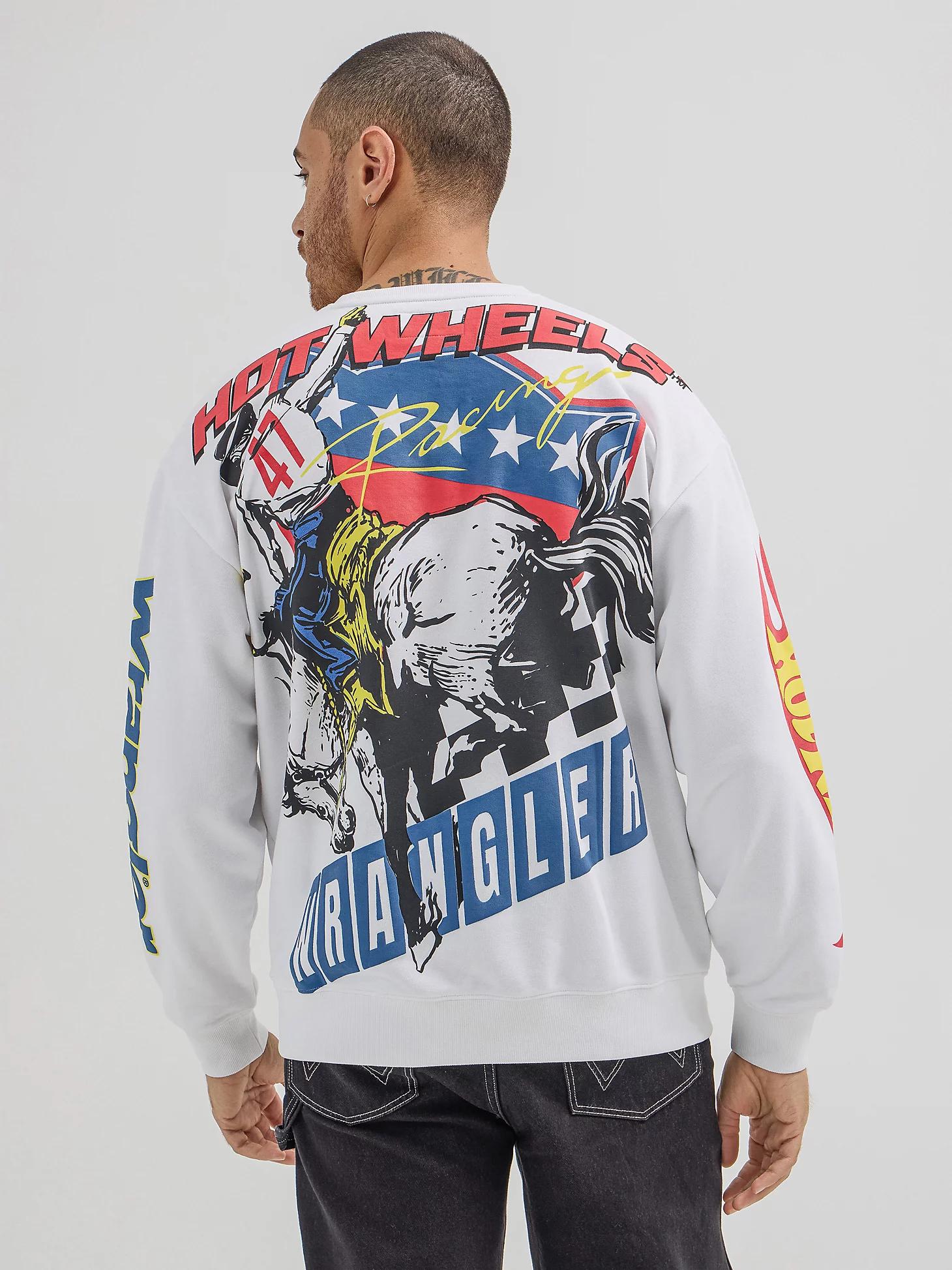 Wrangler® x Hot Wheels™ Men's Pullover Crew in Bright Product Image