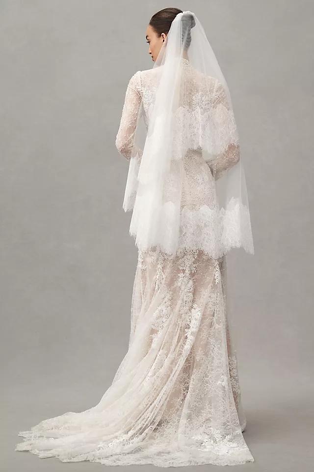 Watters Frances Fingertip Veil Product Image