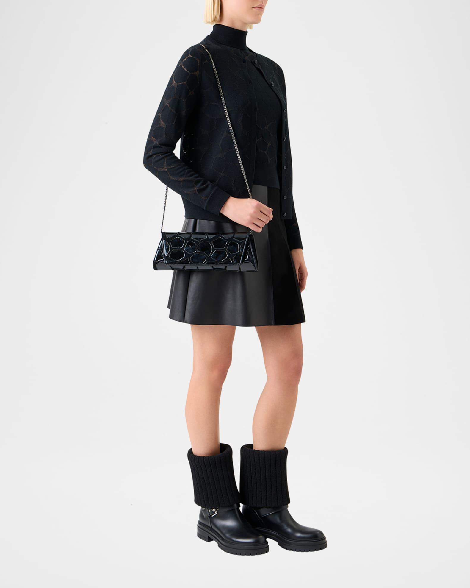 Anouk Patchwork Small Trapezoid Clutch Bag Product Image