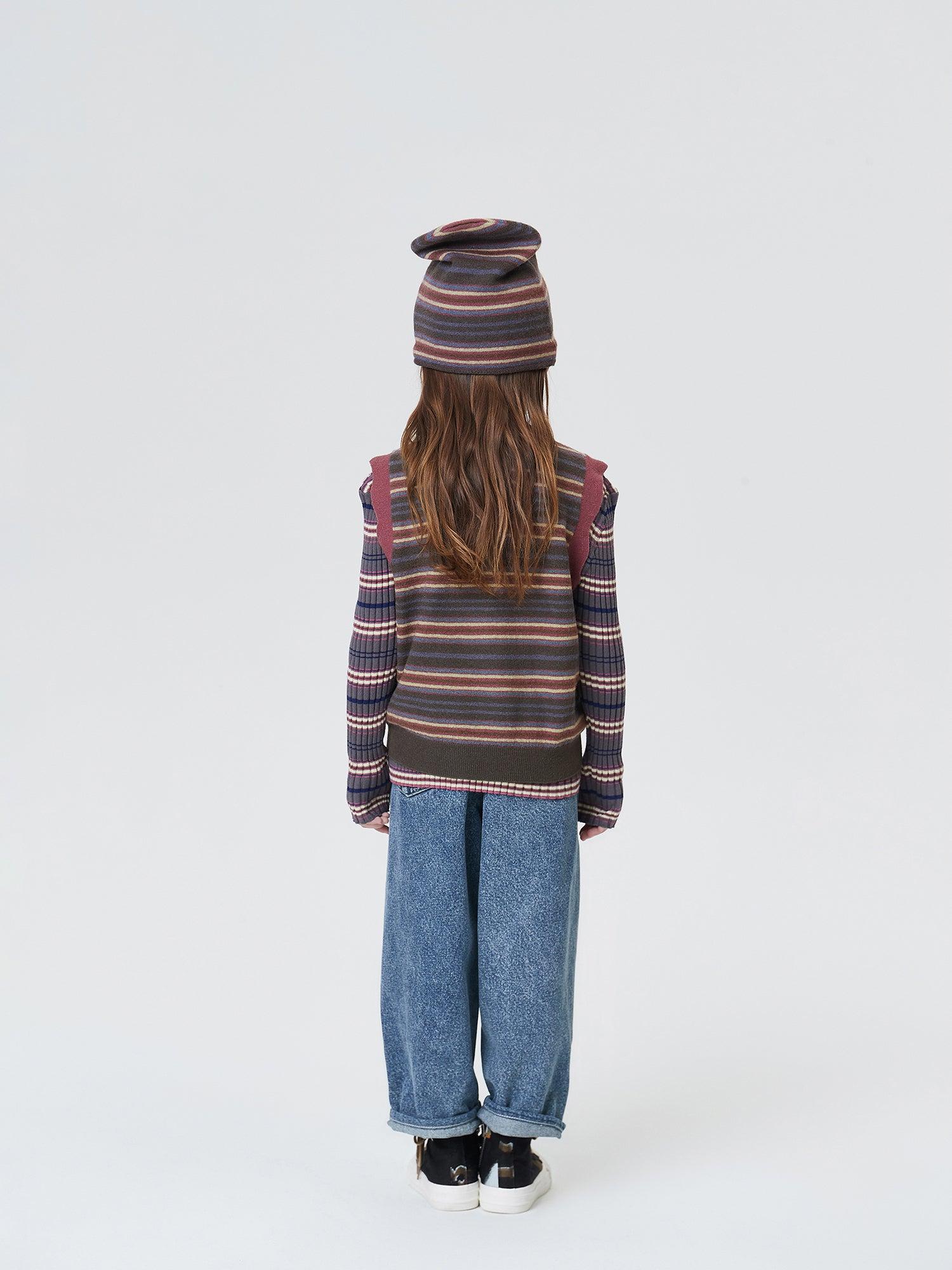 JNBY Striped Knitted Vest Product Image