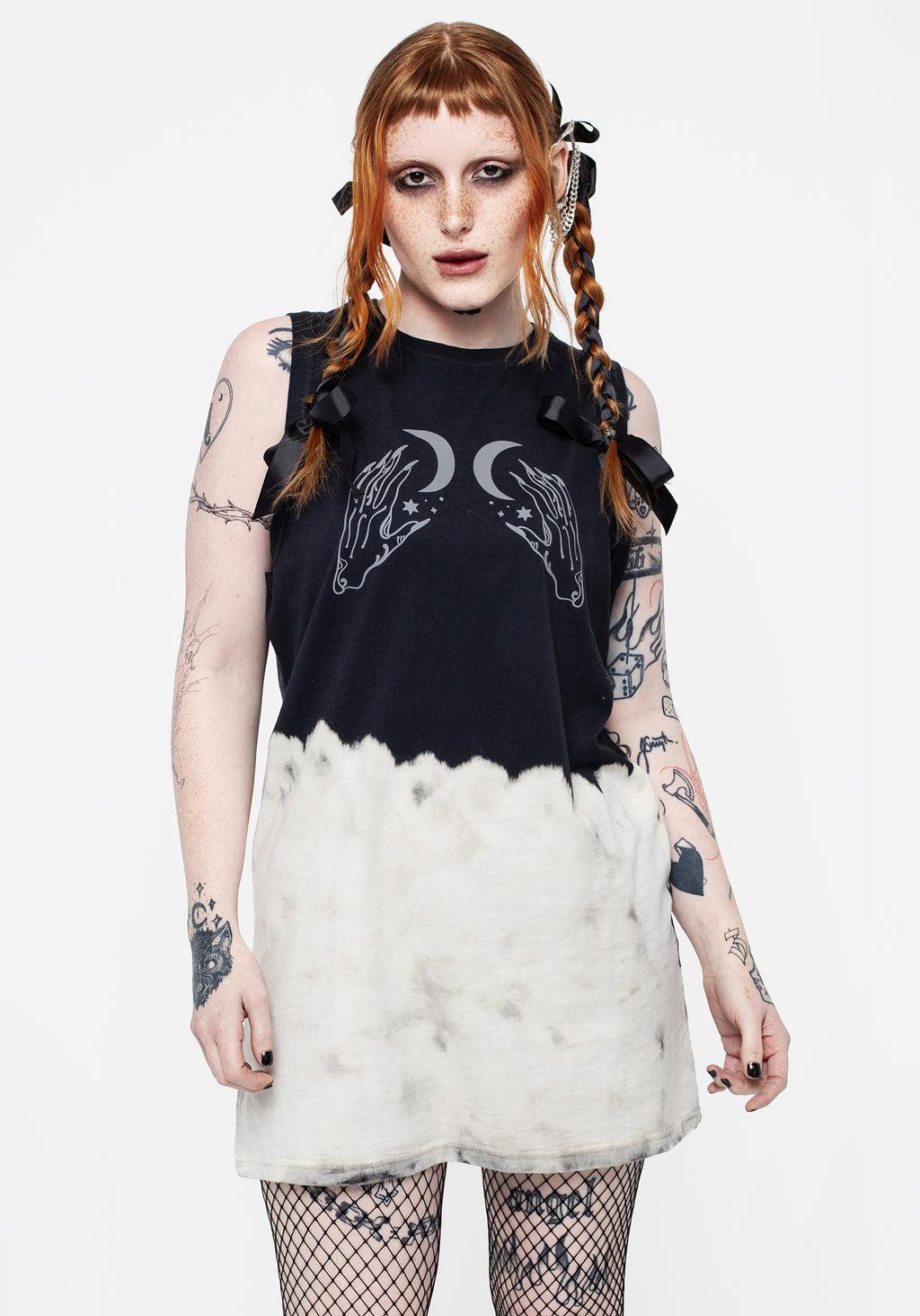 Galdor Tie Dye Longline Tank Top Product Image