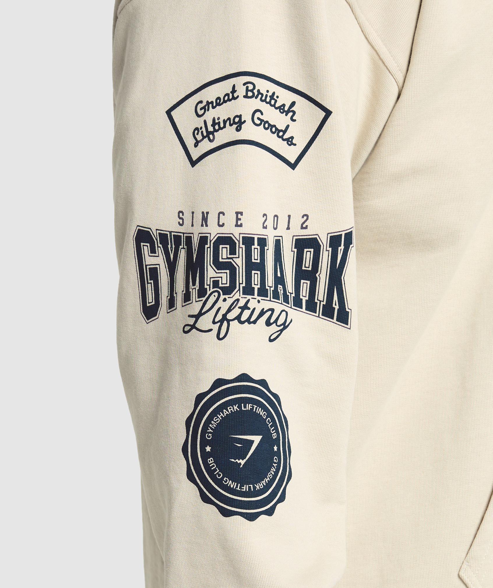 Gymshark Lifting Essentials Hoodie - Pebble Grey Male Product Image