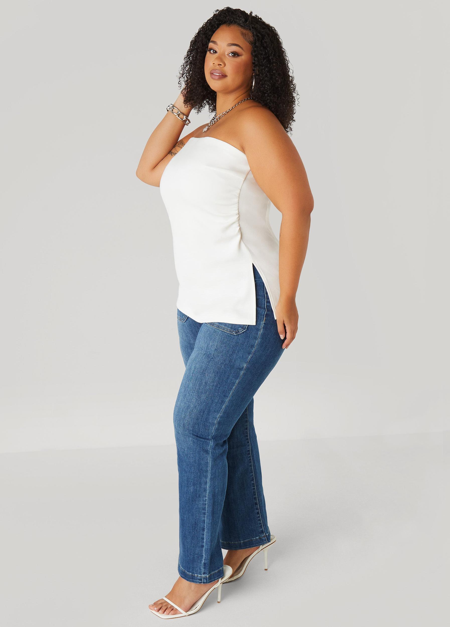 Split Side Tube Top Product Image