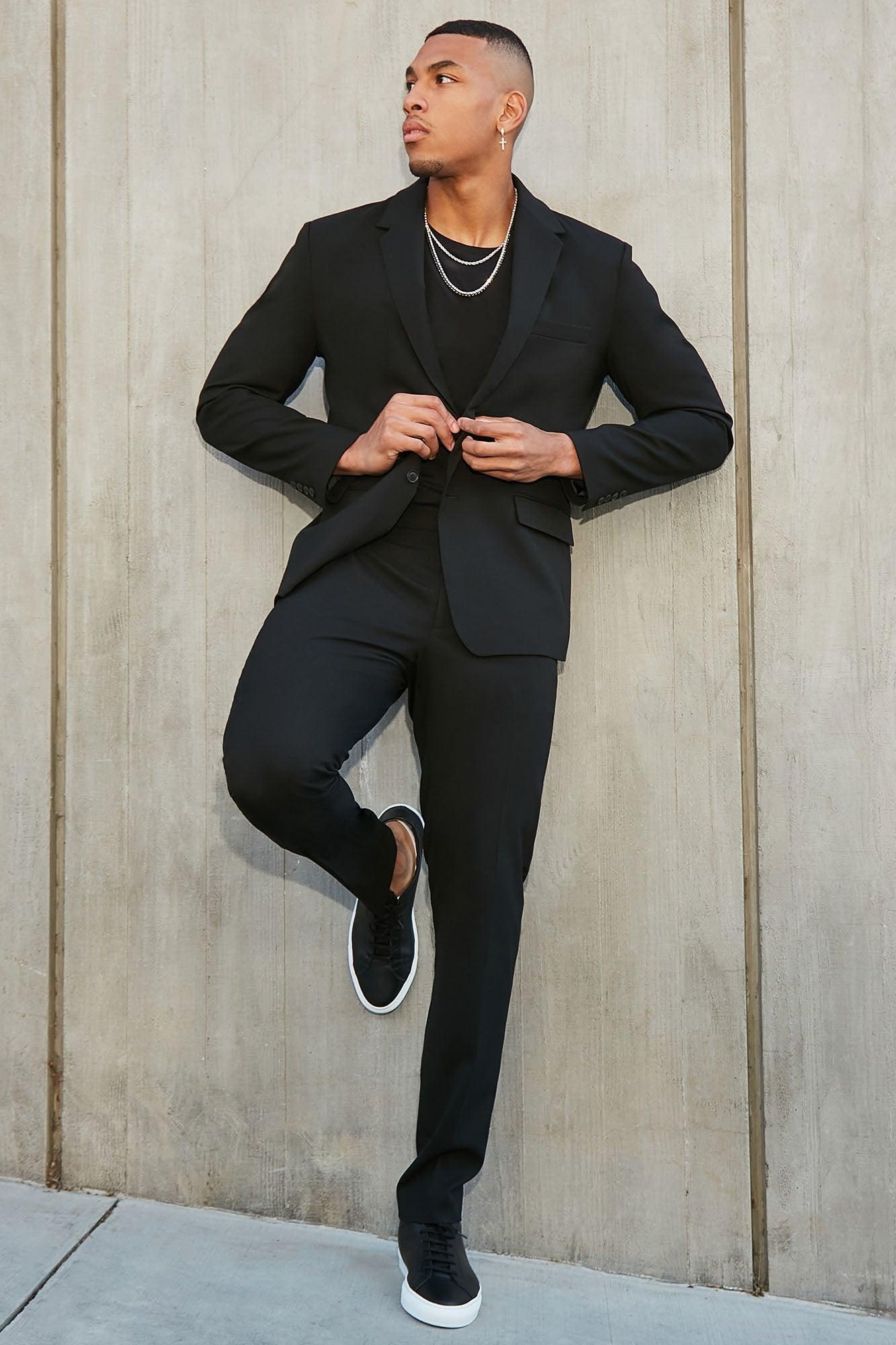 The Modern Stretch Suit Jacket - Black Product Image