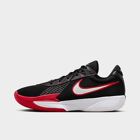 Nike Mens G. T. Cut Academy Basketball Shoes in Black/University Red/Iron Grey Product Image