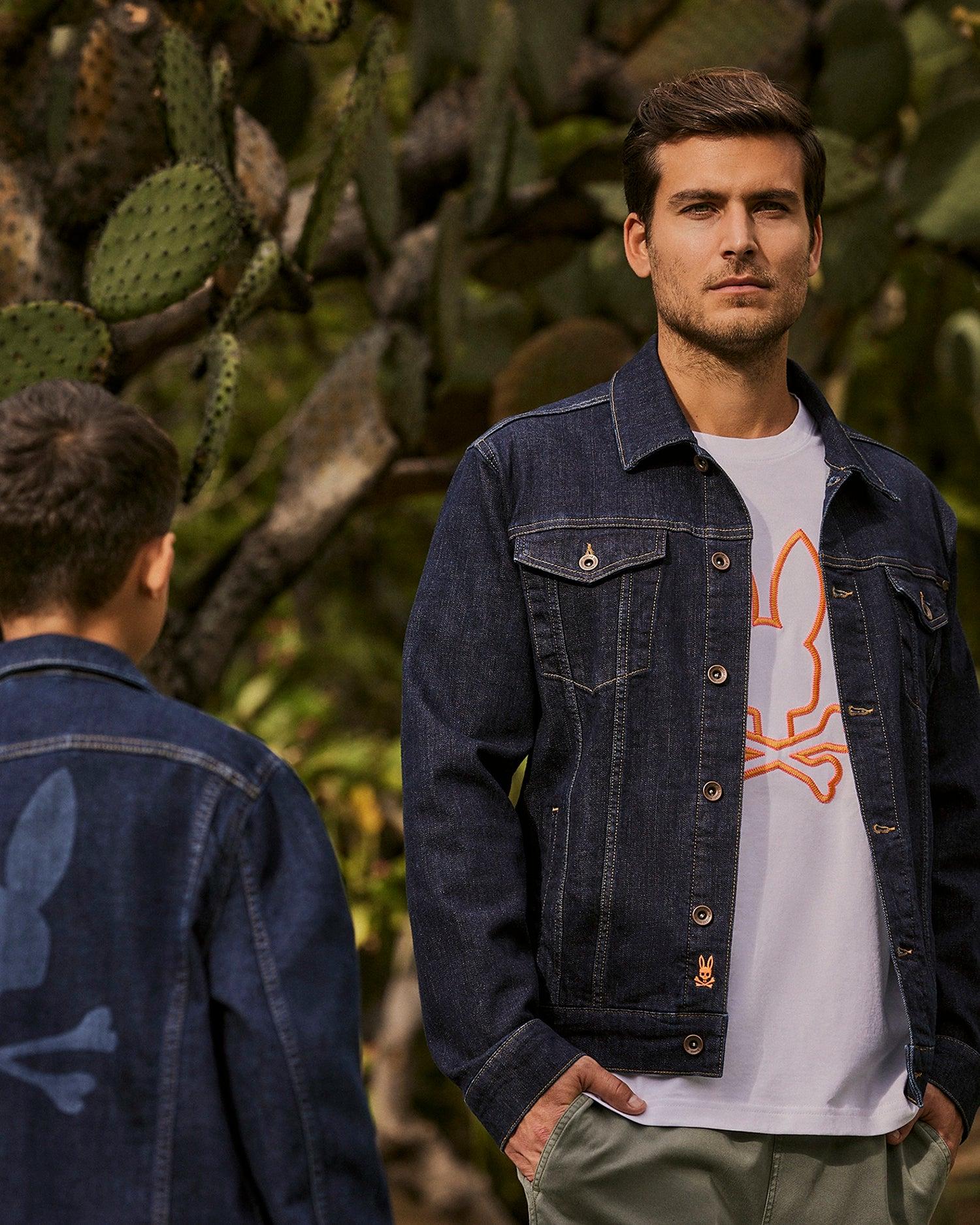 MENS PATHE DENIM JACKET - B6J741X1CO Male Product Image