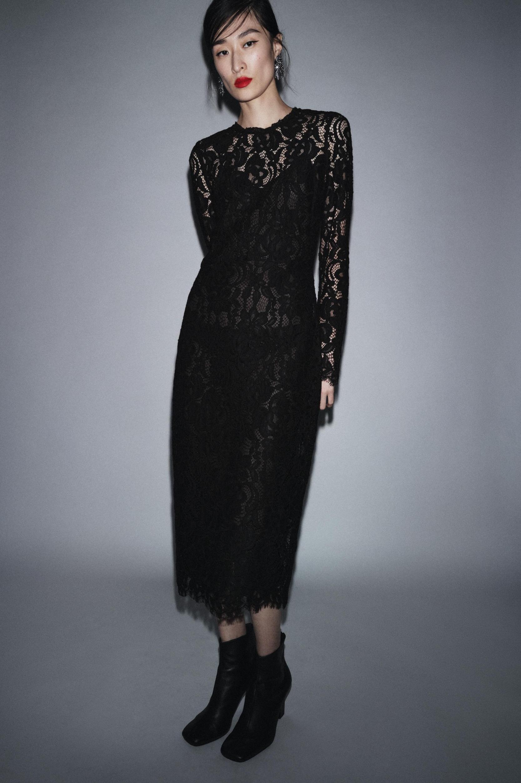 ZW COLLECTION LIMITED EDITION LACE MIDI DRESS Product Image