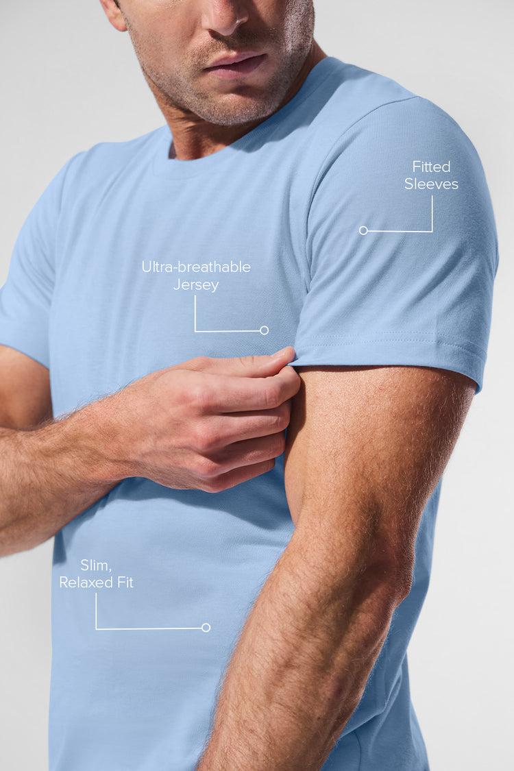 Triumph Tee - Seashell Blue Product Image