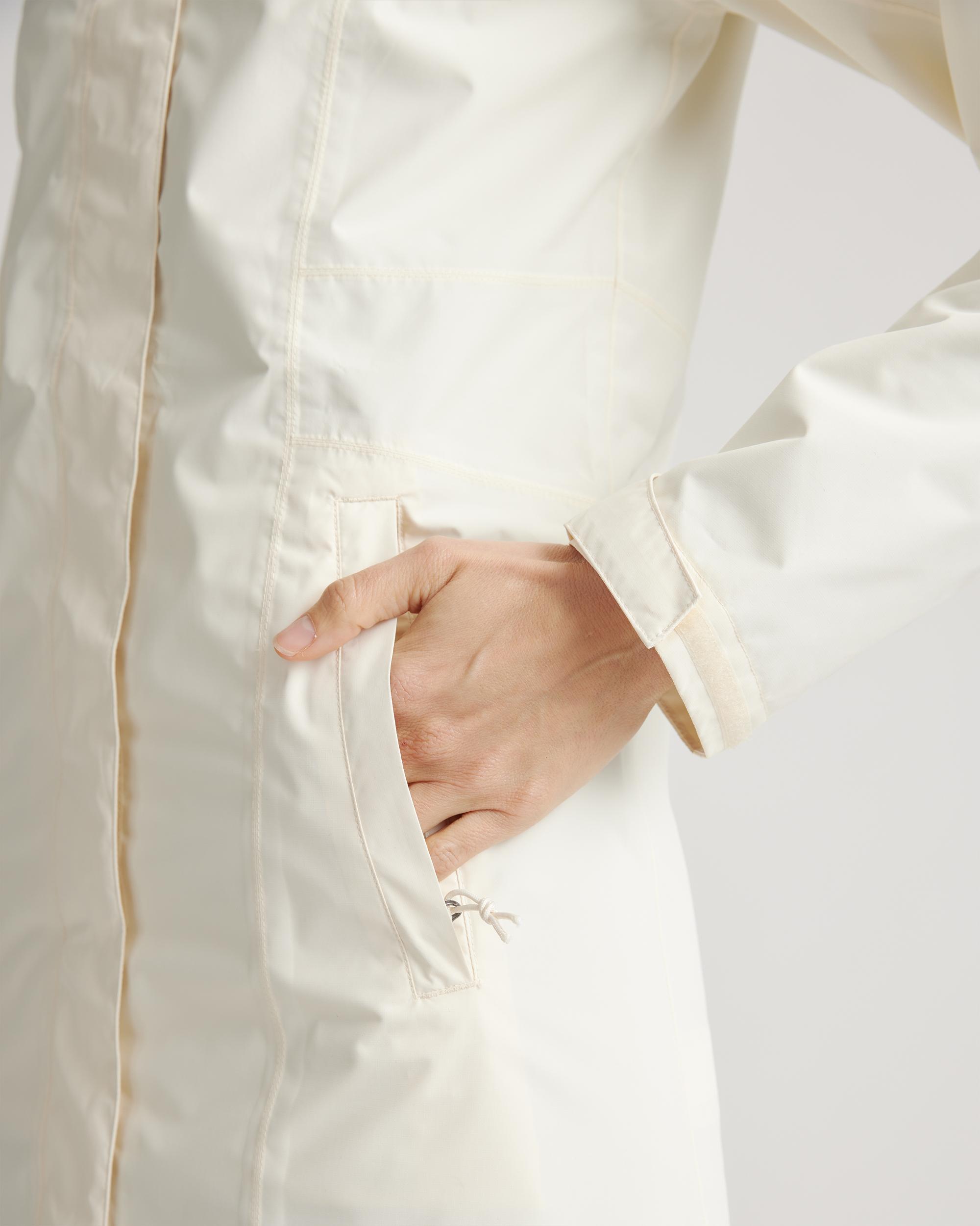 Quince | Women's Weatherproof Long Rain Shell Jacket Polyester/Recycled Polyester Blend Product Image