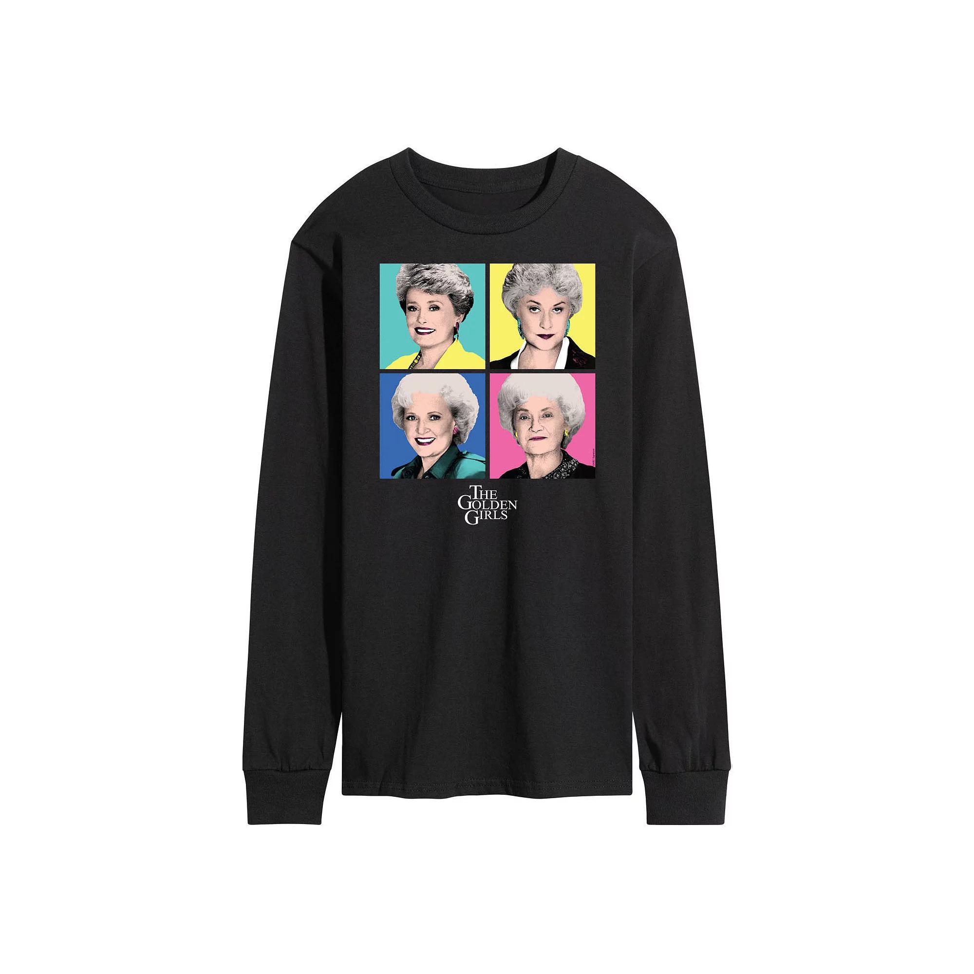 Men's Golden Girls Pop Art Long Sleeve Tee,  Product Image