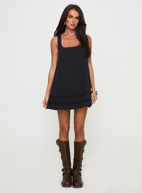 Alanah Mini Dress Black Product Image