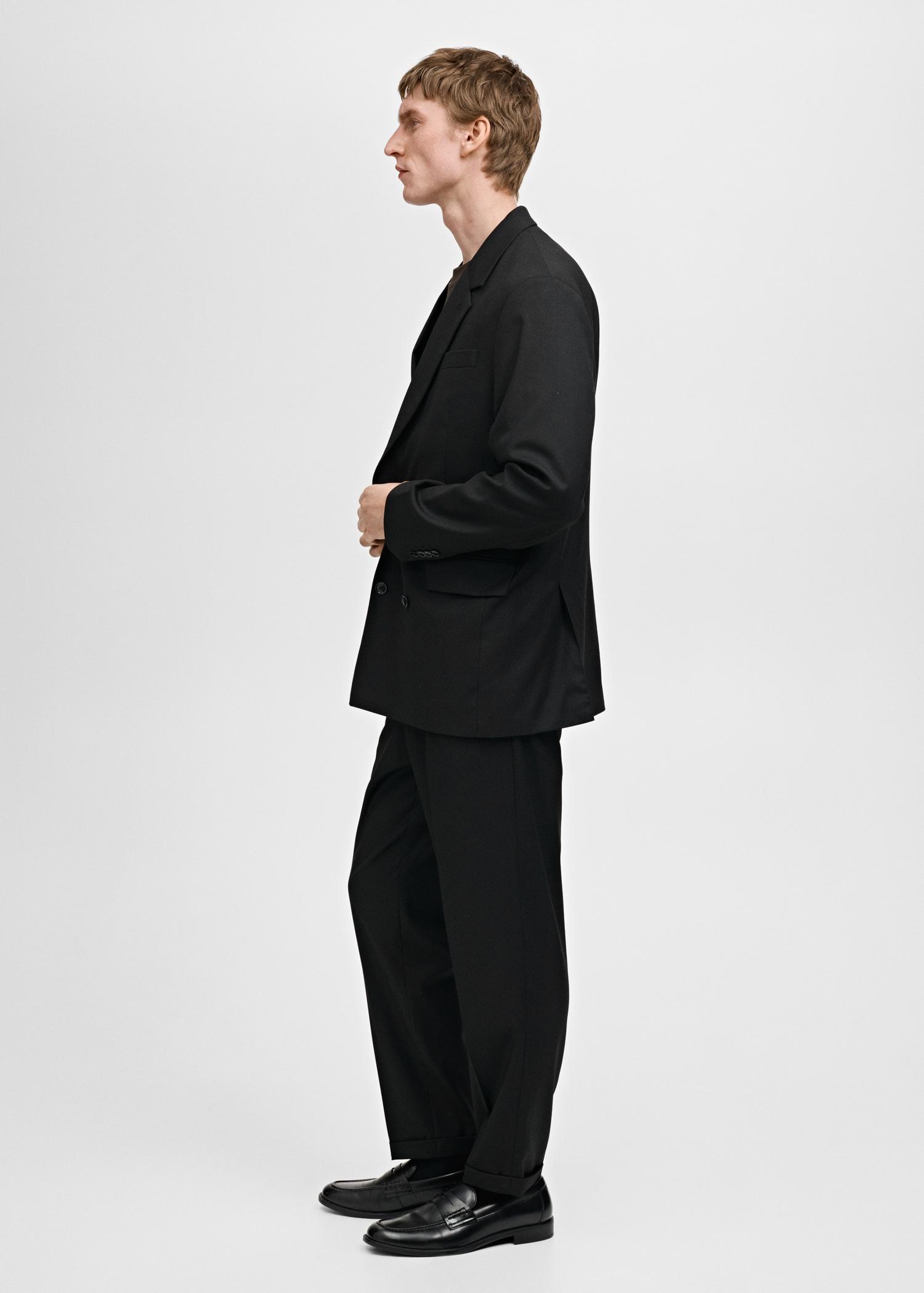 Boston regular-fit suit pants - Men | MANGO USA Product Image
