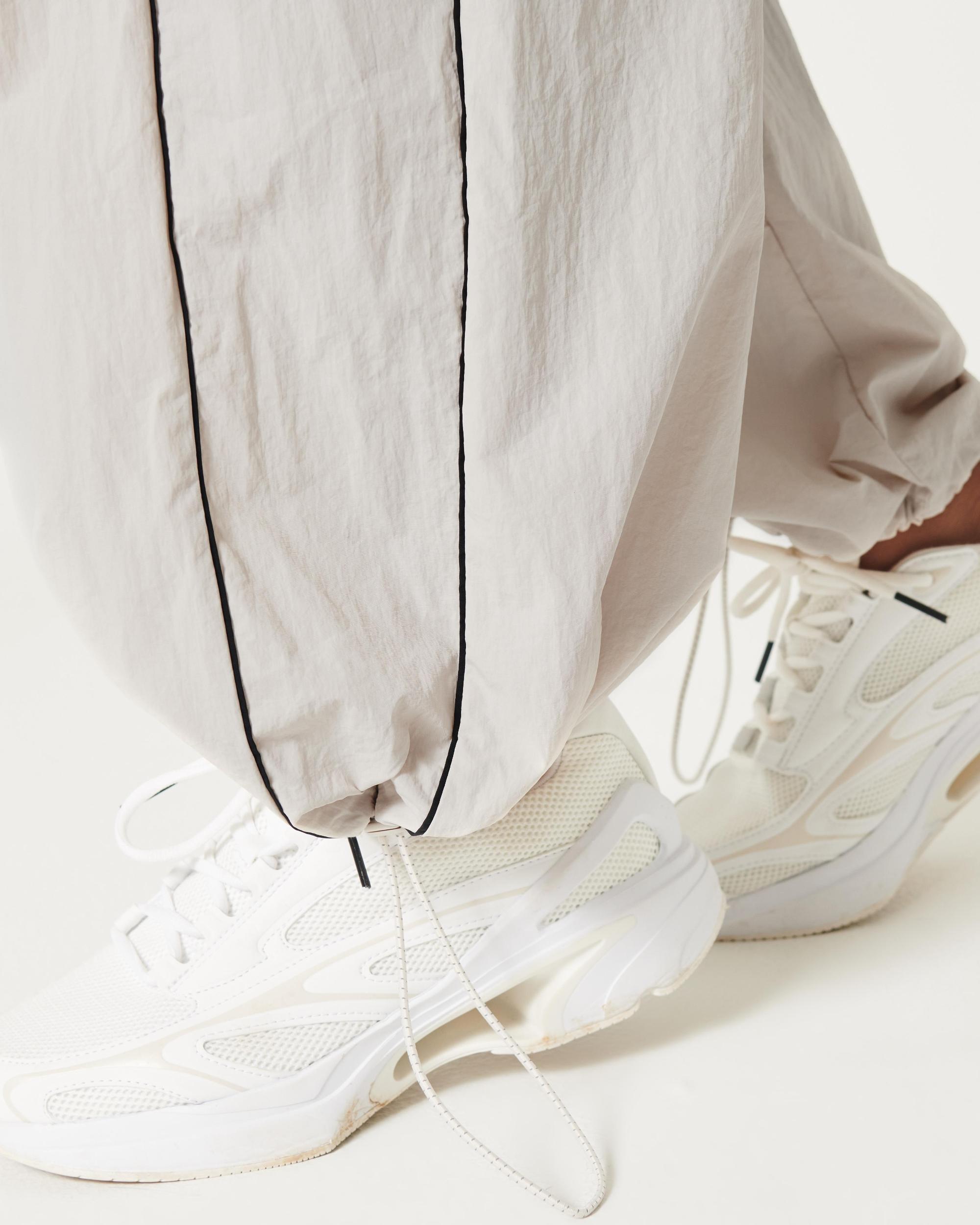 Gilly Hicks Active Tipped Crinkle Parachute Pants Product Image