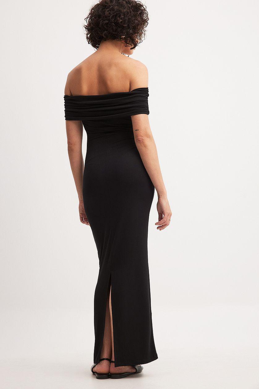 Soft Line Off Shoulder Maxi Dress Product Image