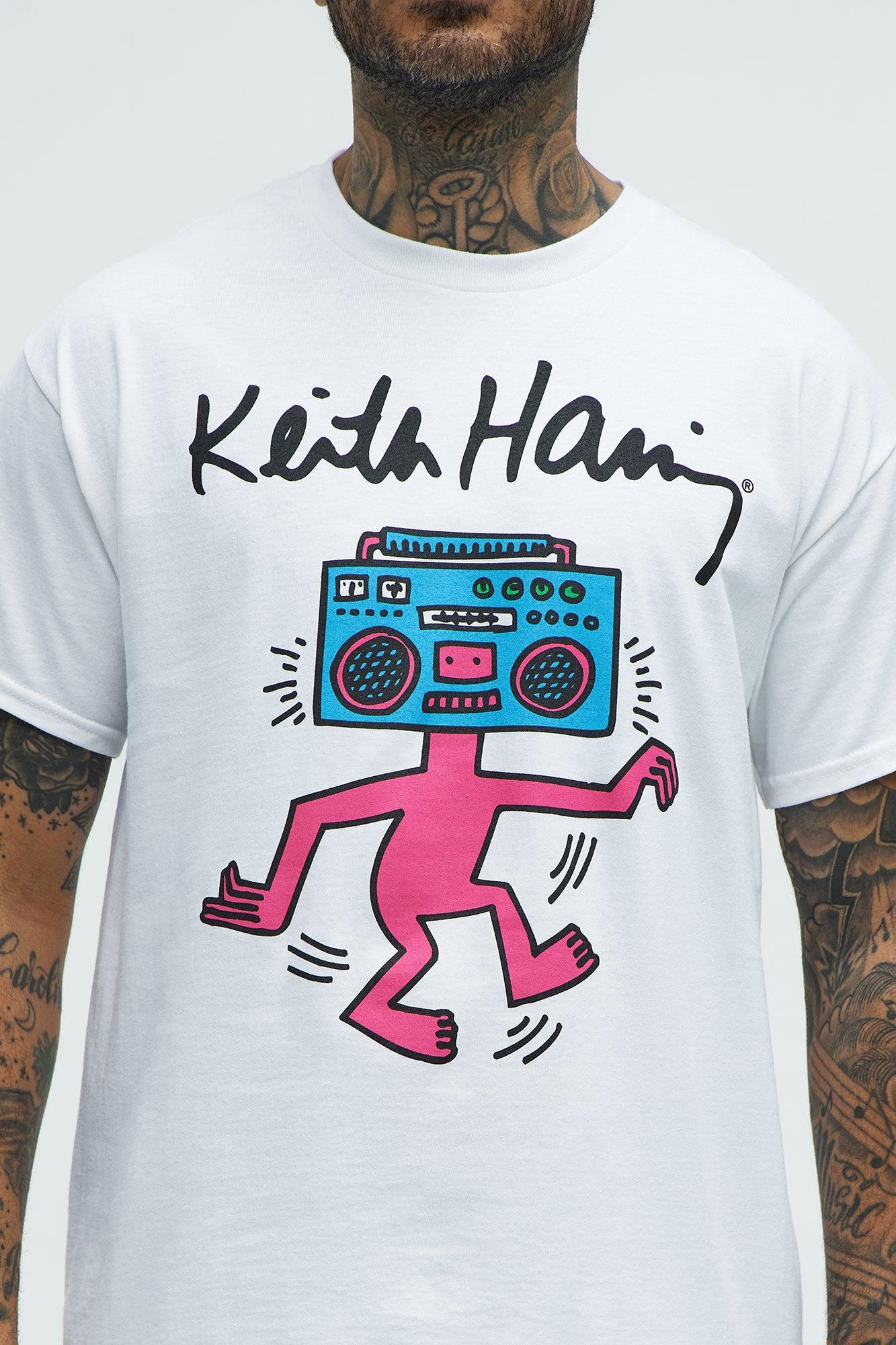 Keith Haring Short Sleeve Tee - White Product Image