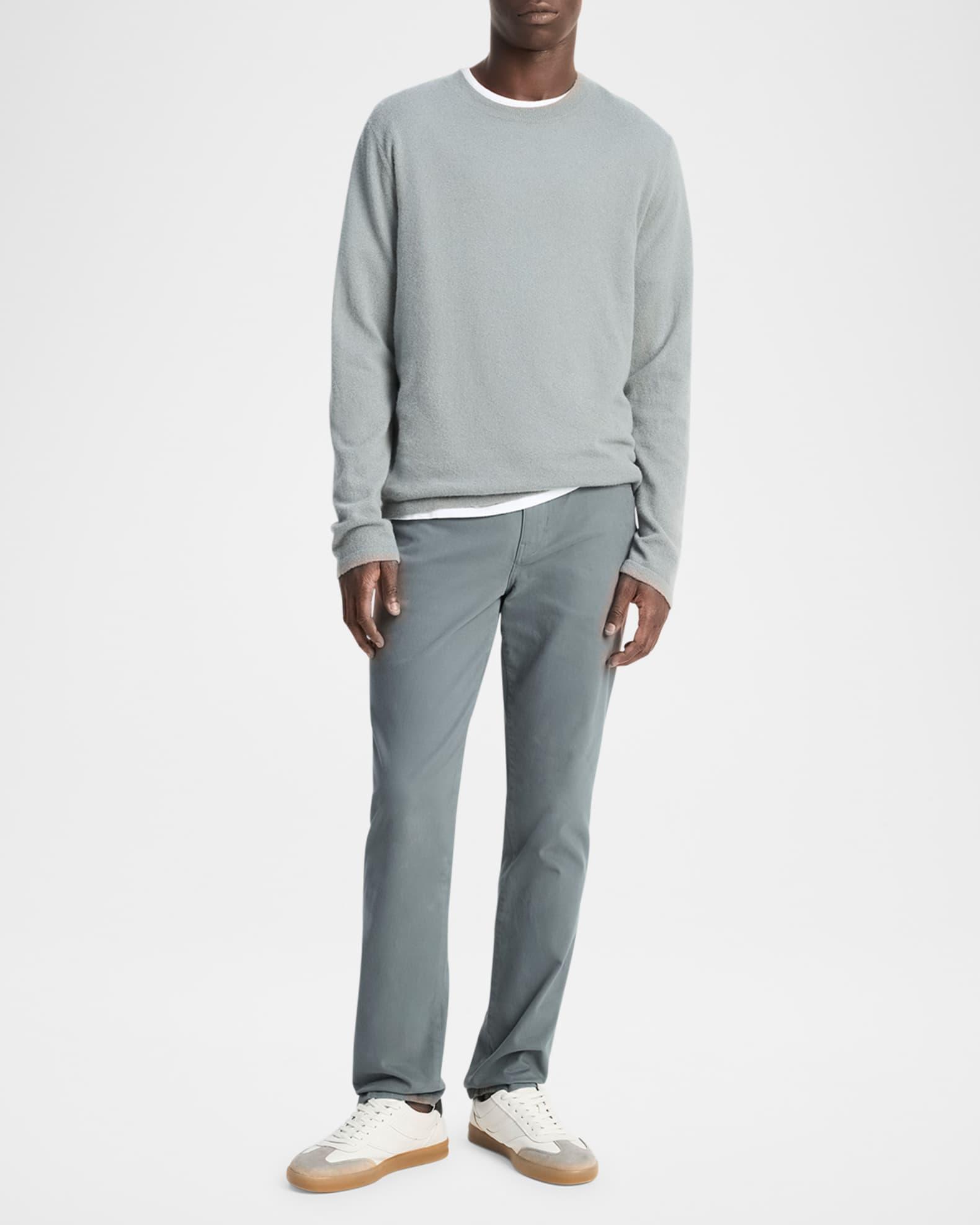 Men's Cashmere and Mulberry Silk Long-Sleeve T-Shirt Product Image