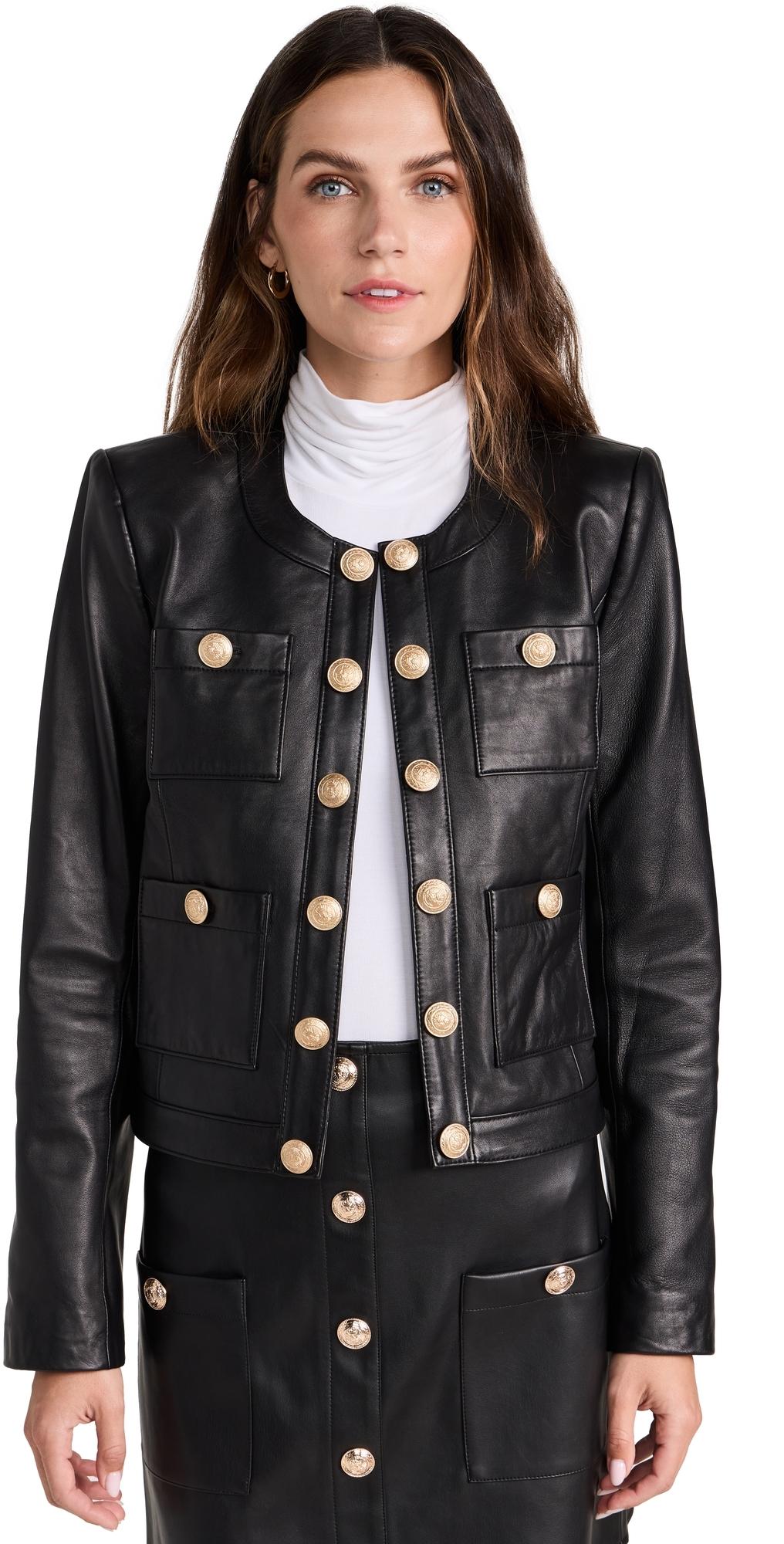 LAGENCE Jayde Collarless Jacket Product Image