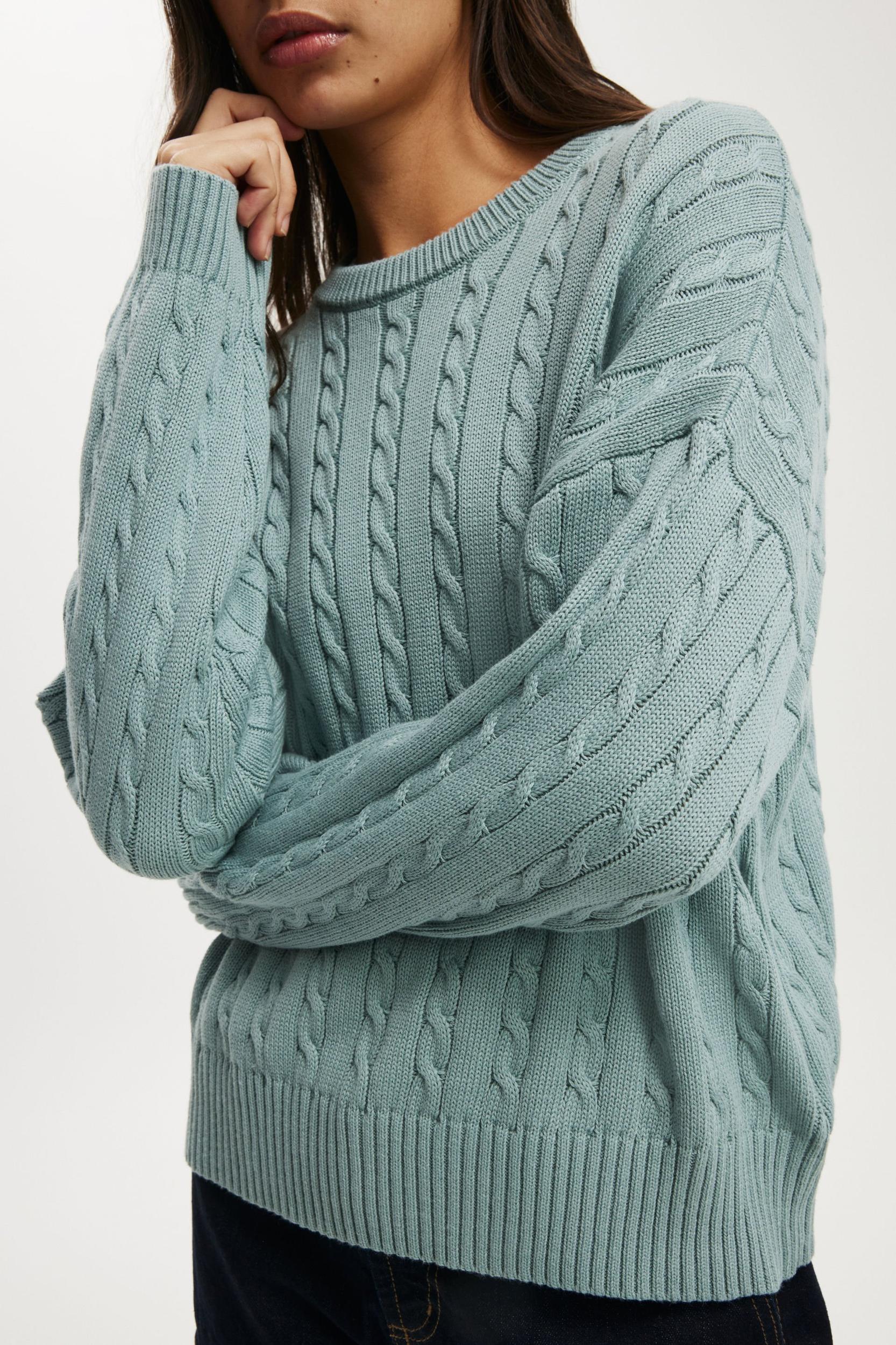 Cotton Crew Neck Pullover Product Image