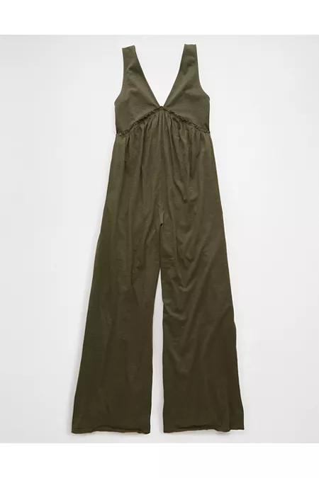 AE Sunchaser Knit V-Neck Jumpsuit Product Image