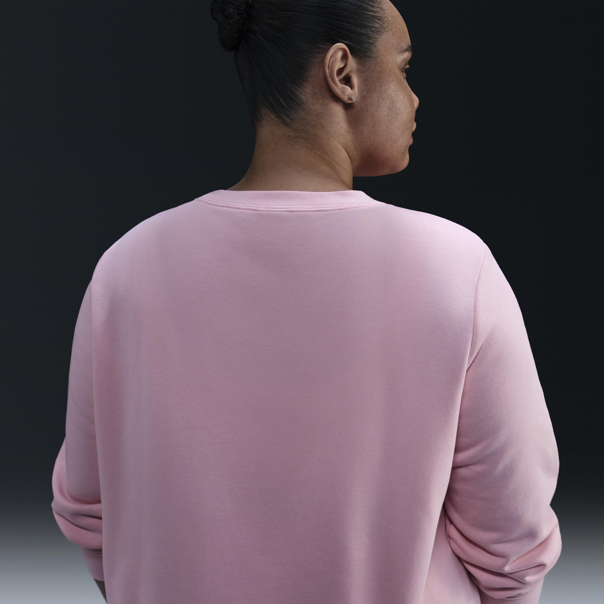 Nike Sportswear Club Fleece Women's Crew-Neck Sweatshirt (Plus Size) Product Image