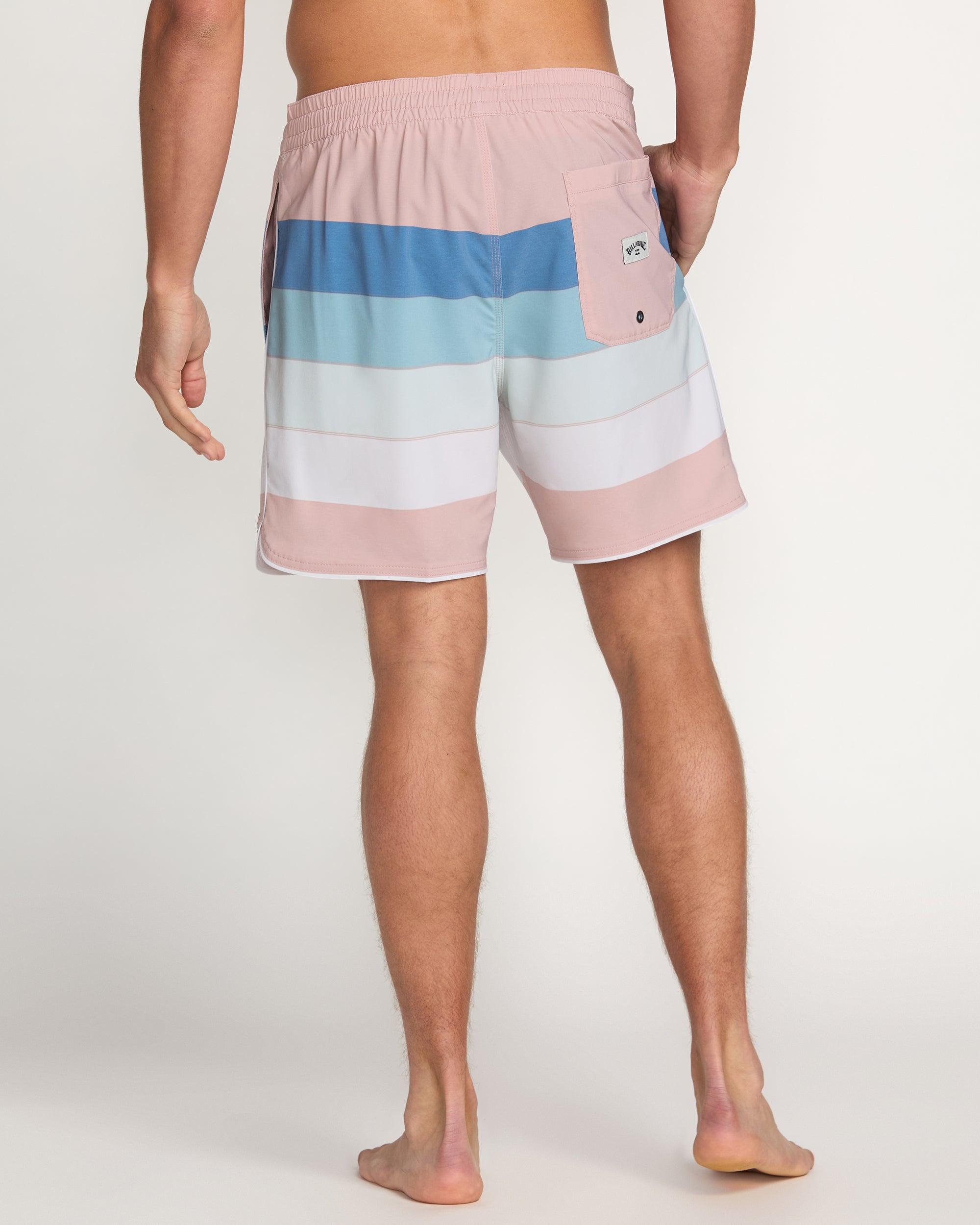 Sandbar Laybacks 17" Trunks - Dusty Pink Male Product Image