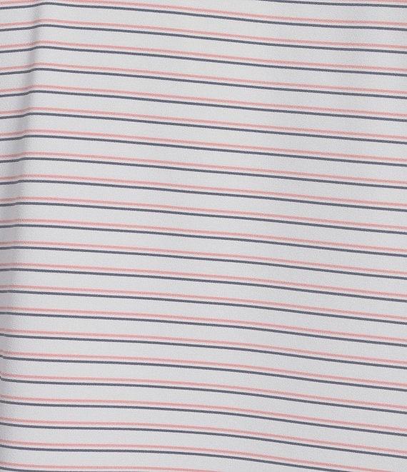 Cremieux Blue Label Performance Stretch Striped Short Sleeve Polo Shirt Product Image