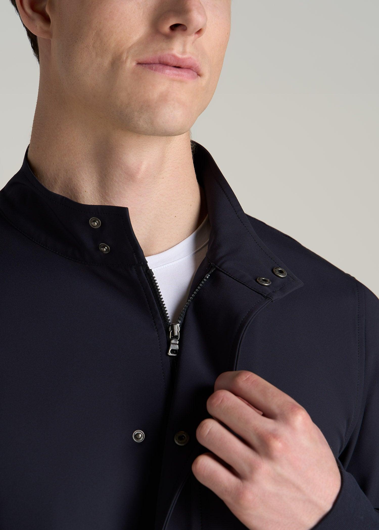 Motion Bomber Jacket for Tall Men in Portobello Male Product Image