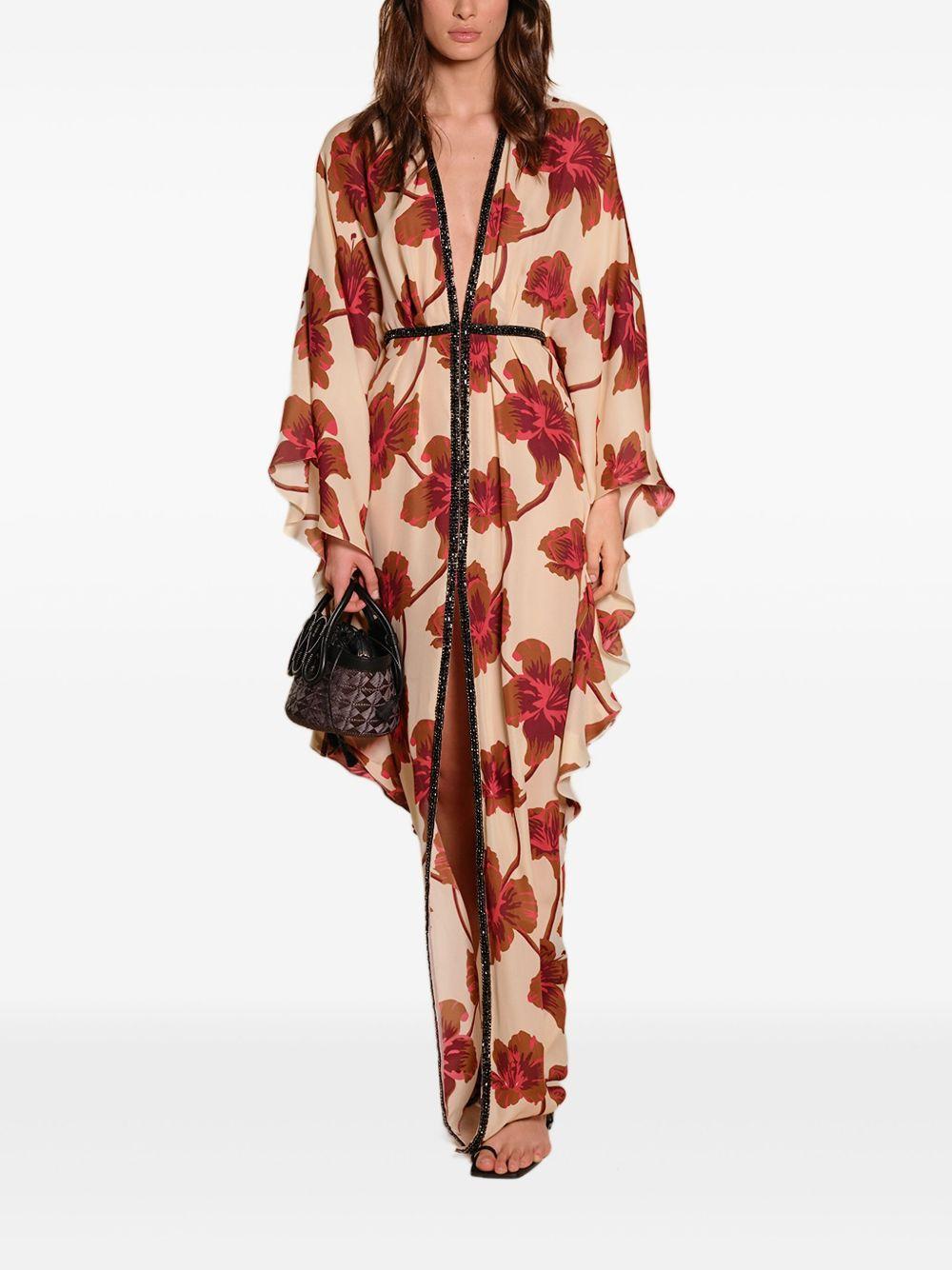  floral-print maxi dress Product Image