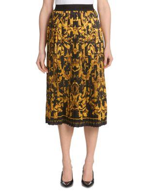 Pleated Midi Skirt Product Image