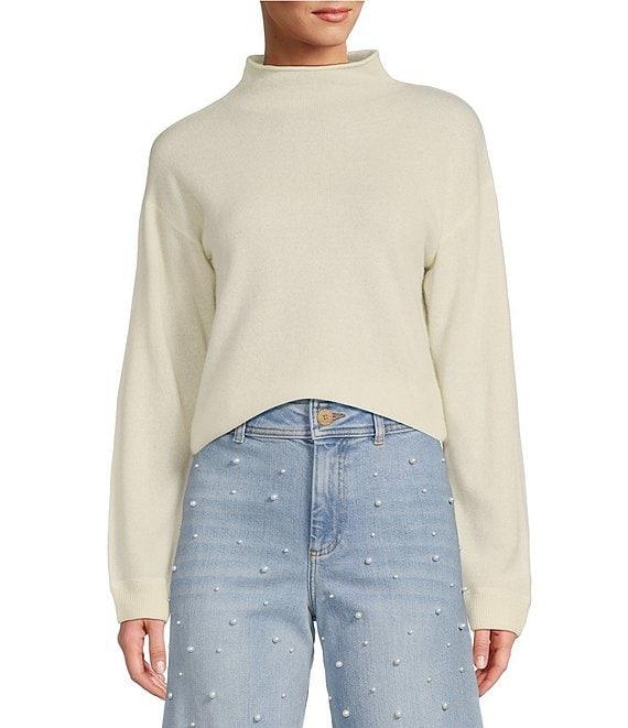 Antonio Melani Jessica Mock Neck Cashmere Sweater Product Image