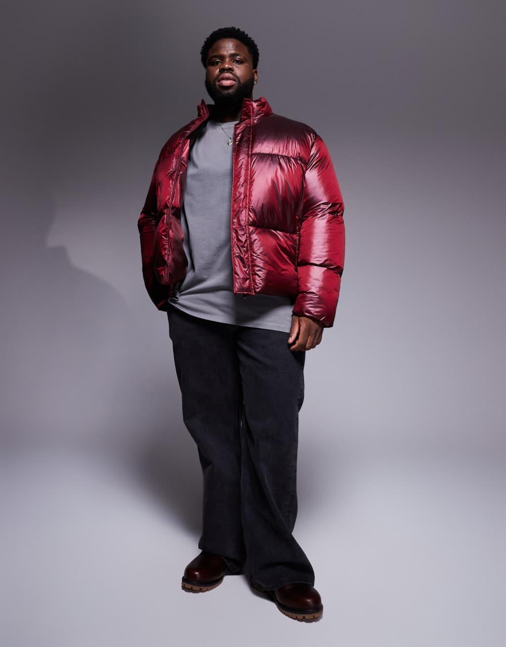 ASOS DESIGN wide flare jeans in washed black Product Image